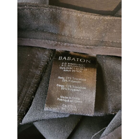 Aritzia Babaton Women's Wide Leg Pleated Black Culottes/Gaucho Pant Size 00 - Picture 6 of 7